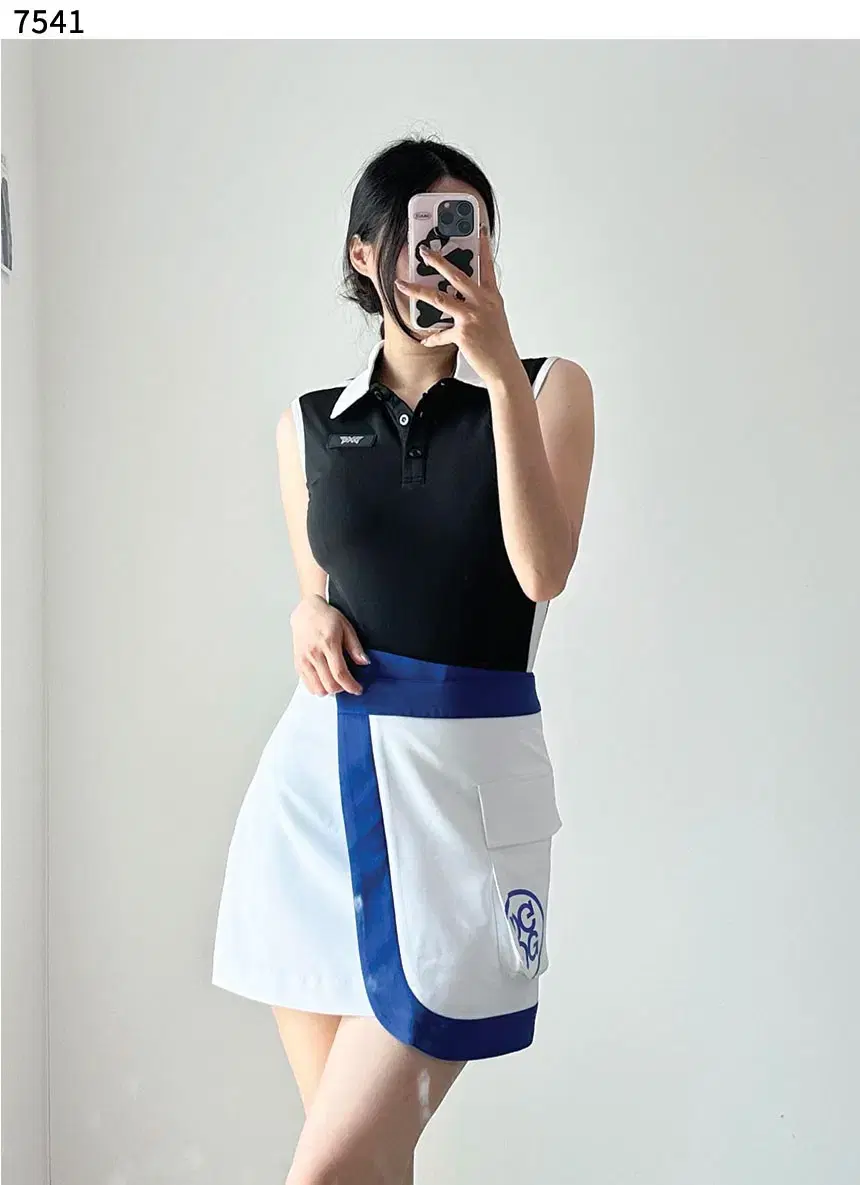 지포어 [G/FORE] POCKET WRAP SKIRT